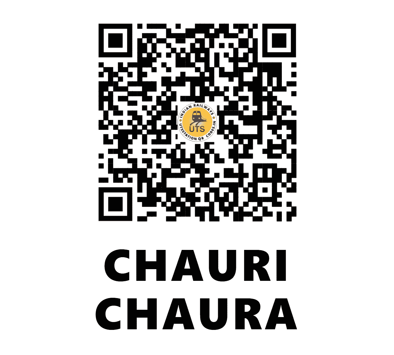 UTS QR Code for CHAURI CHAURA - CC (NE - UTTAR PRADESH)